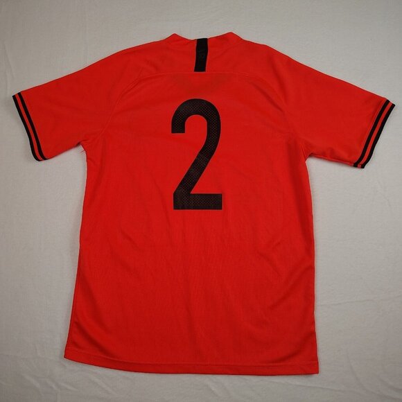Paris Saint-Germain PSG Soccer Jersey Number 2 Bright Orange Sz M - Picture 2 of 8